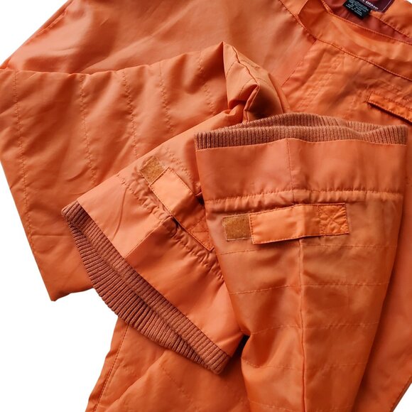 JOHNNY BLAZE Flame Insulated Straight Lightweight Snow Pant Orange Y2K Sz 15/16 - Picture 8 of 15